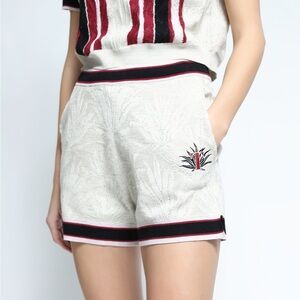 Twenty Montreal Beige Agave Gauzy Knit Shorts- NWT